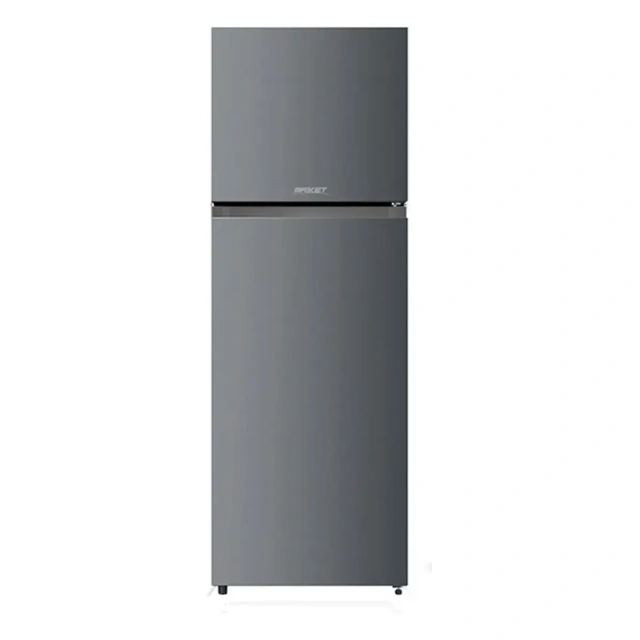 Heladera Briket KD-268 Con Freezer Color Gris No Frost