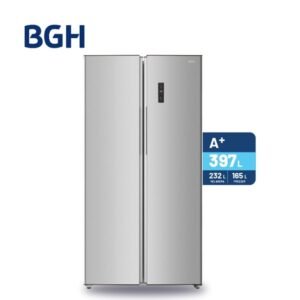 Heladera Doble Puerta BGH Color Gris