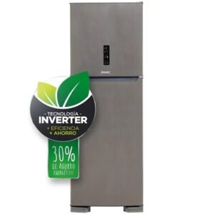 Heladera Briket 2122 Con Freezer Inverter Color Gris