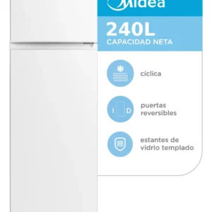 Heladera Midea  240Lts. (MDRT333) Blanca