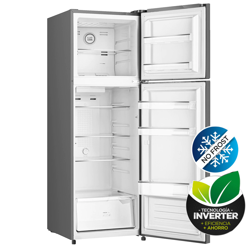 HELADERA BRIKET KD-268FWG INVERTER NO FROST 268LT. GRIS - Imagen 2