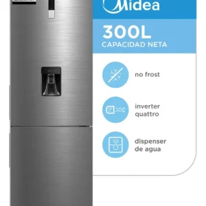 Heladera Midea (MDRB 424) No Frost Inverter 300Lts.