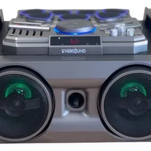 Parlante Eversound Mod. Ev-003-micrófono-palillos