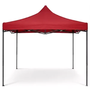 GAZEBO PLEGABLE 3x3 MT CAÑO  ROJO