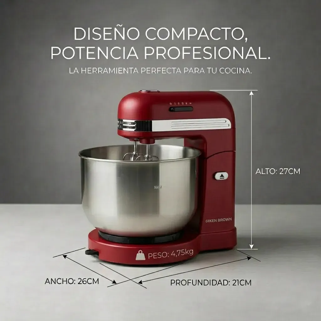 Batidora Ken Brown Kh-451 Bowl - Imagen 4