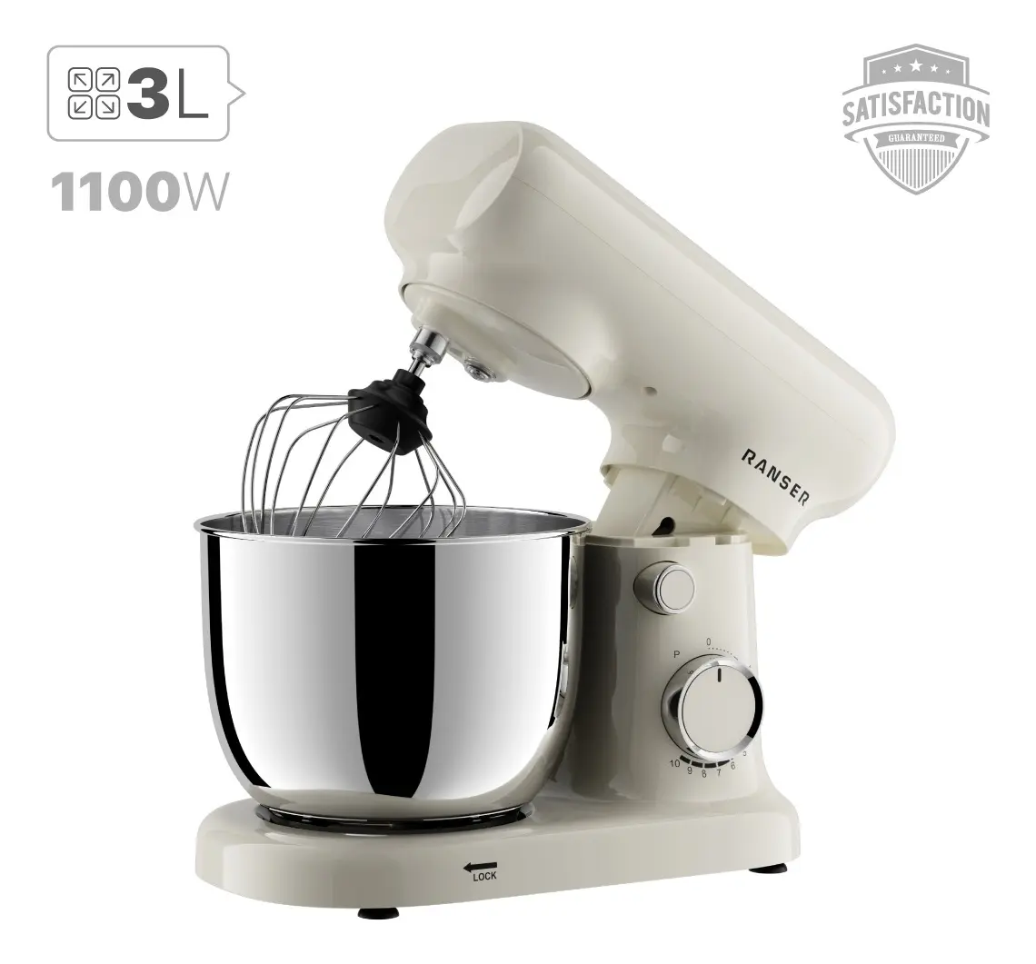 Batidora Planetaria Ranser 3ls Color Crema - Imagen 2