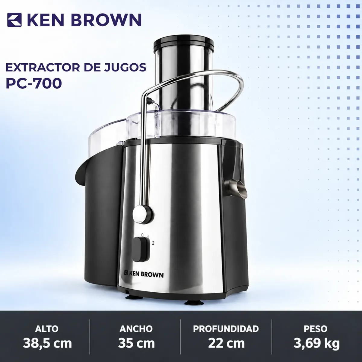 Extractor Electrico Ken Brown Pc-700 - Imagen 2